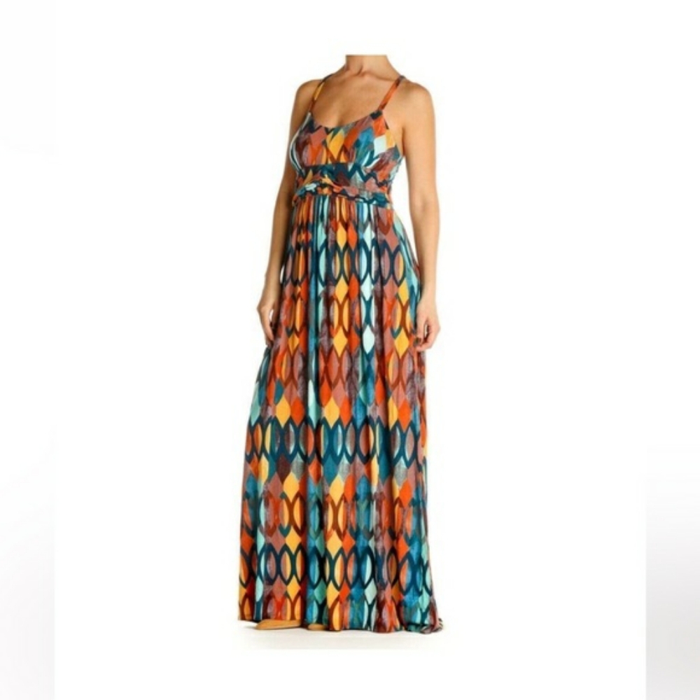 Maeve Multi Colored Maxi Dress